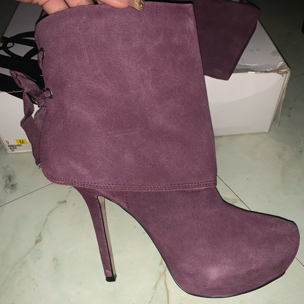 Purple Aldo Booties
